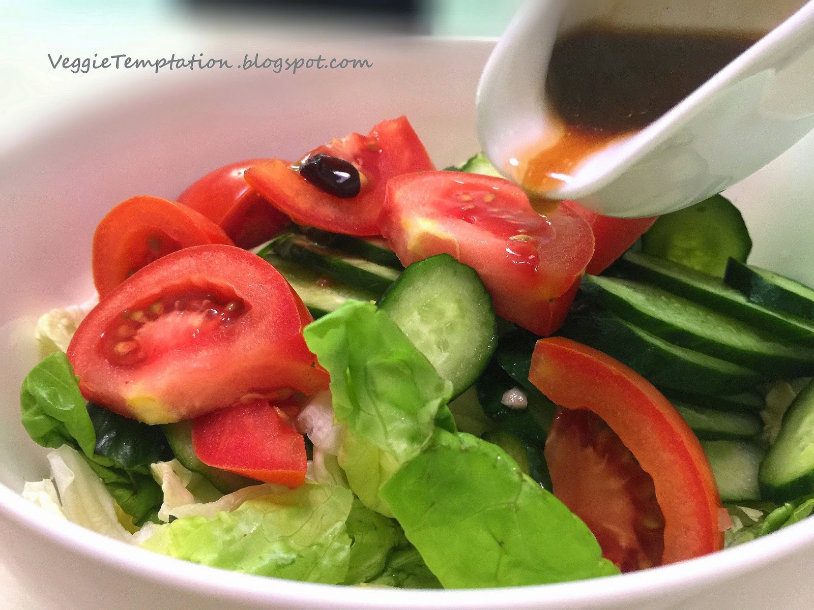 ♥ Veggie Temptation Japanese Vinaigrette (Wafu Salad)